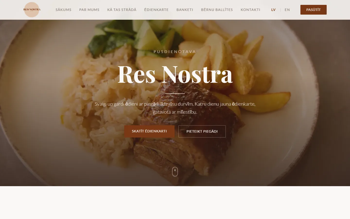 Startseite von Res Nostra
